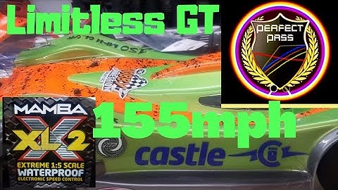 Arrma Limitless Toyota Gt speed run,   Testing PERFECT PASS,  155mph