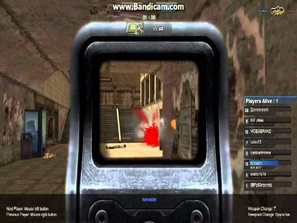 herokim usuing wall hack @ pb