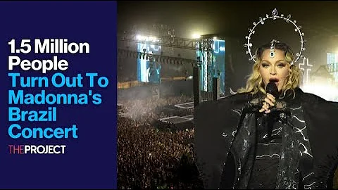 1.5 Million People Turn Out To Madonna's Brazil Concert
