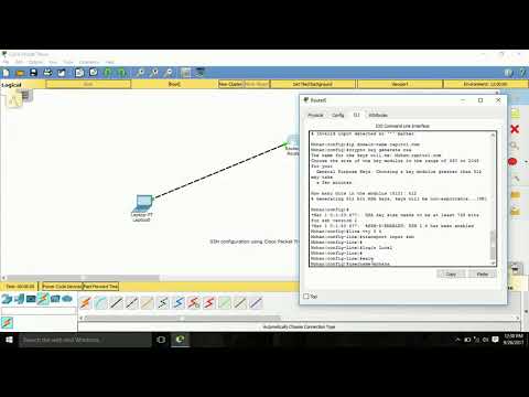 SSH configuration using