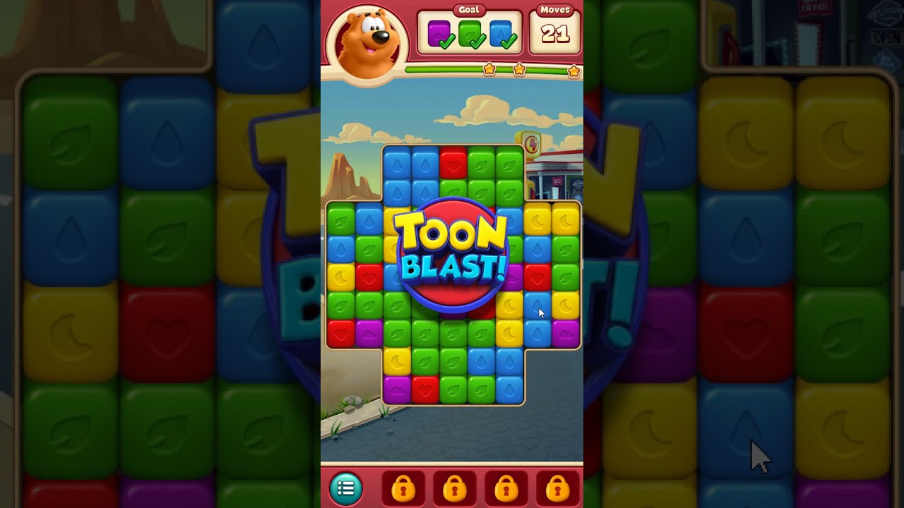 Toon Blast level 5 no boosters 😈