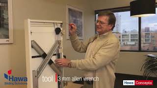 Tech Tip: Hawa Concepta scissor adjustment screenshot 5