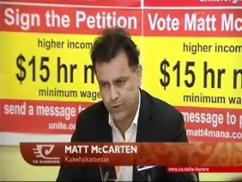 Matt McCarten joins Mana by-election at 11th hour