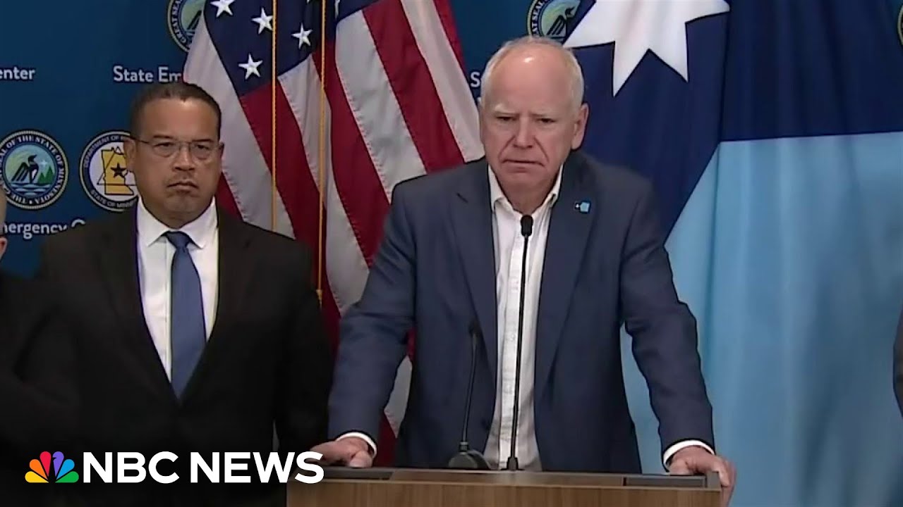 'We're having a moral debate': Walz calls to put politics aside after Alex Pretti shooting