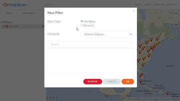 Filter your Map Pins