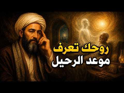 الغزالي روحك تعرف متى ستغادر هذا العالم وهذا يغير كل شيء