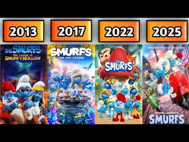 ALL SMURFS MOVIES (1961-2025) - YouTube