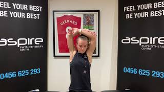 Stretch- Trunk Side Flexion- Sitting- Right to Left