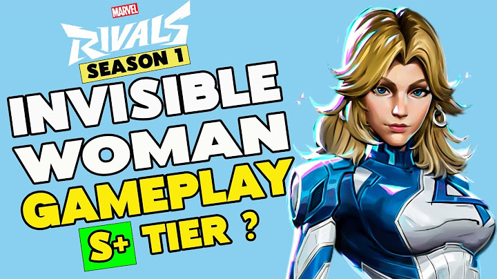 I PLAYED INVISIBLE WOMAN EARLY (MARVEL RIVALS)