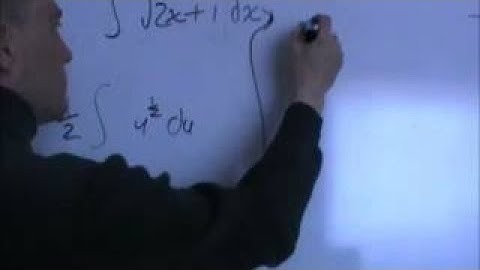 Calculus U-Substitution: Integral sqrt(2x   1)dx and integral 2x sqrt(1   x^2)dx