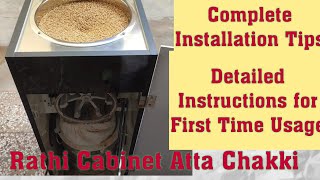 Rathi Cabinet Atta Chakki 1HP : Feature, Review and Detailed Demonstration