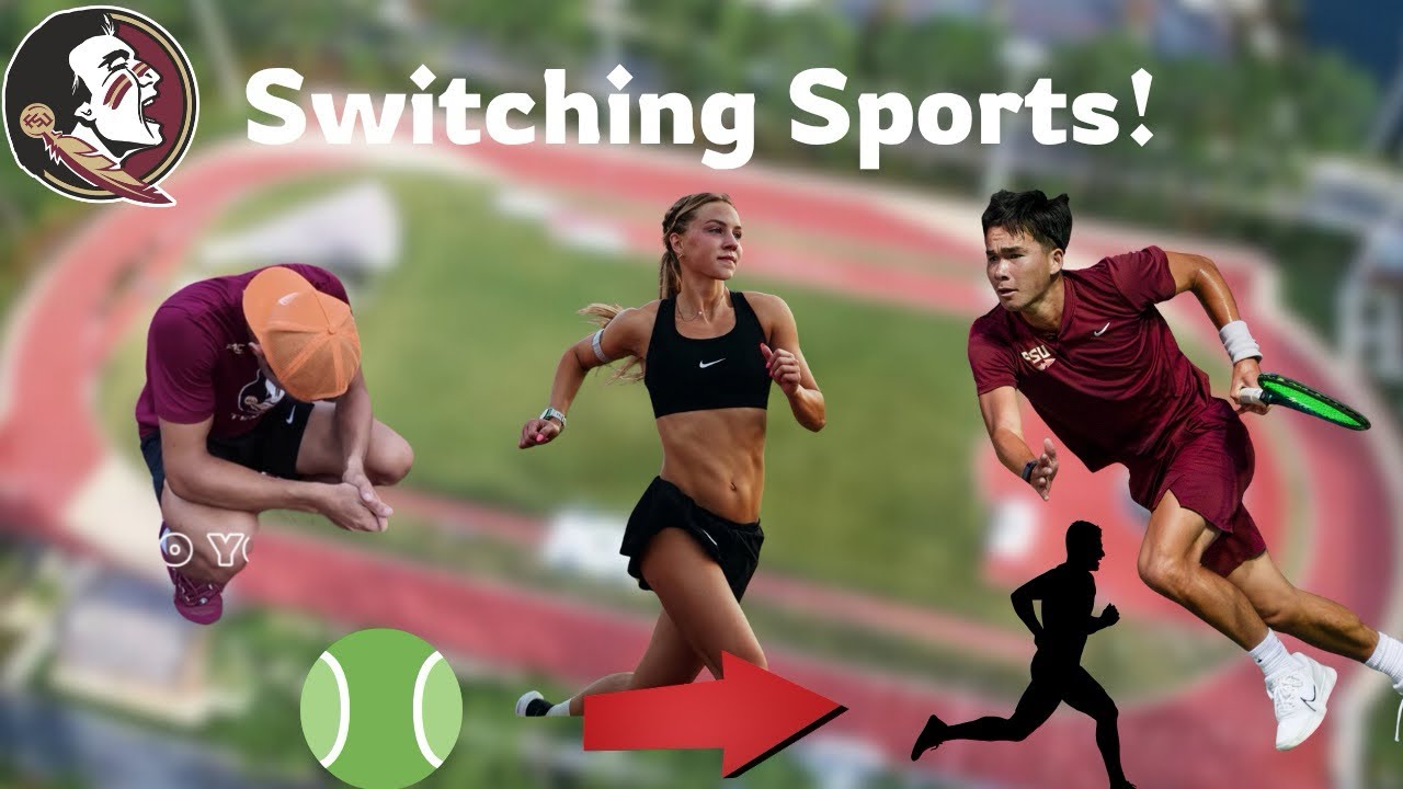 Мы тренировались с FSU Track… а потом играли в теннис!