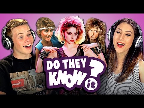 DO TEENS KNOW 80s MUSIC? (REACT: Do They Know It?)