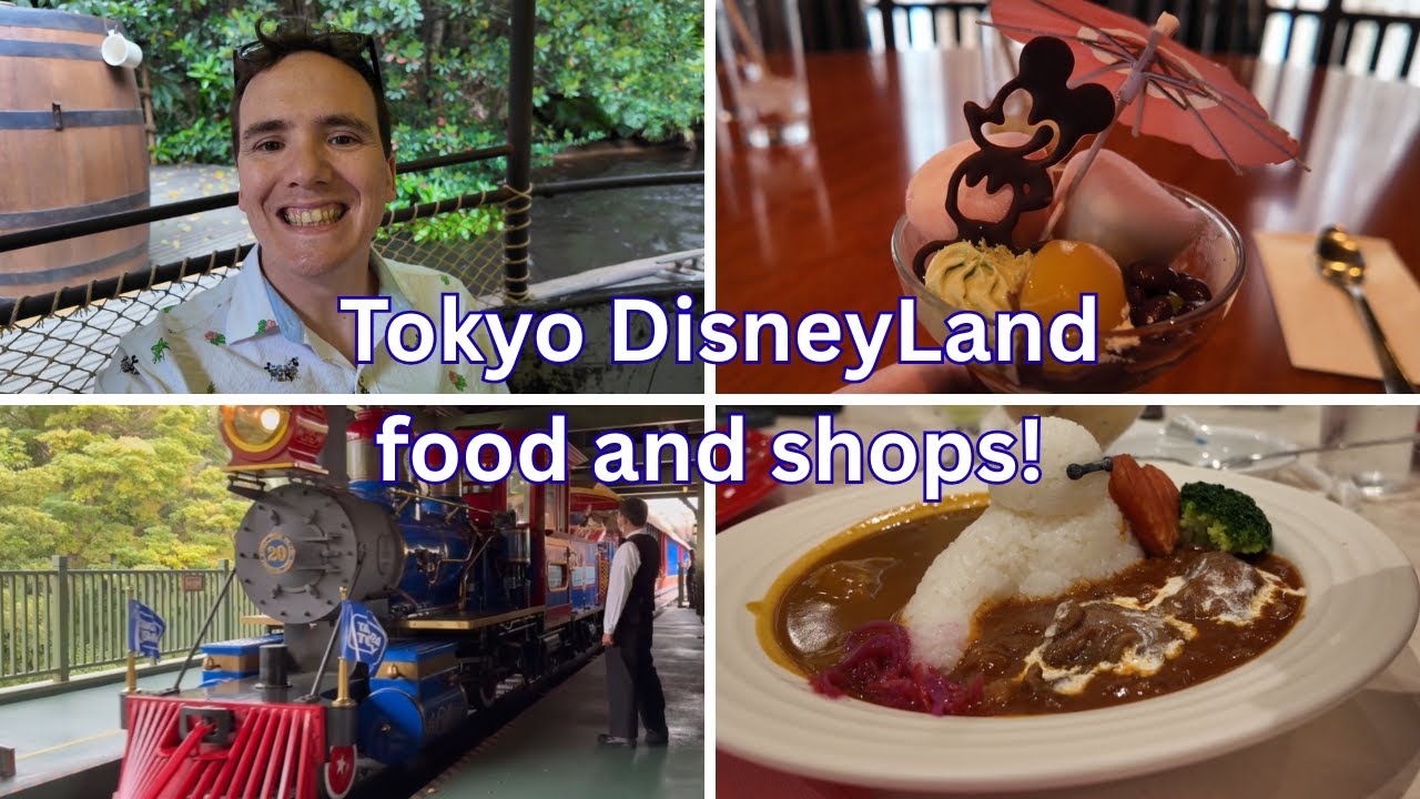 Food in Tokyo Disneyland | Hokusai | Centre street Coffee house | Shopping | Asia adventure Day 15