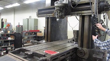 Cincinnati Hypro Planer Mill with Bridgeport Head-Online Auction at Machinesused.com