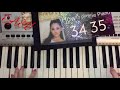 How to play the piano cover 34 35 without a sheet of music (Ariana Grande)