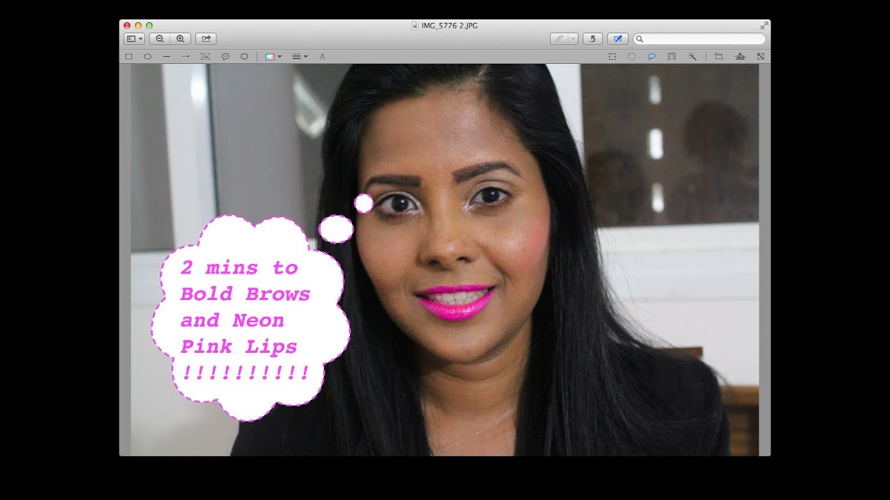 RUNWAY MAKEUP - Bold Eyebrows Fuchsia Lips Quick Party Look makeup artist
