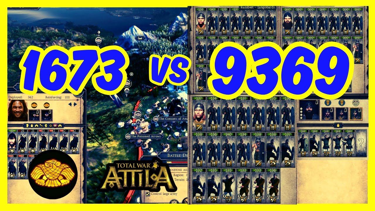 🐎 HUGE Battle | THIS IS TOTAL WAR: Huns Legendary Campaign - Total War: Attila [ 7 ]🏹