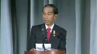 Jokowi berpidato dengan gaya Jonglish (Jowo English)