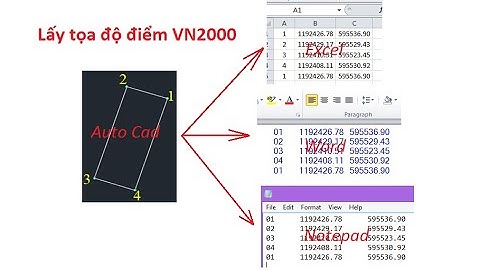 Phần 2: Lấy tọa độ thửa đất VN2000/CÔNG CỤ TỌA ĐỘ VN2000 & GOOGLEMAP