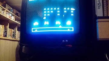 Playing TI invaders on my 