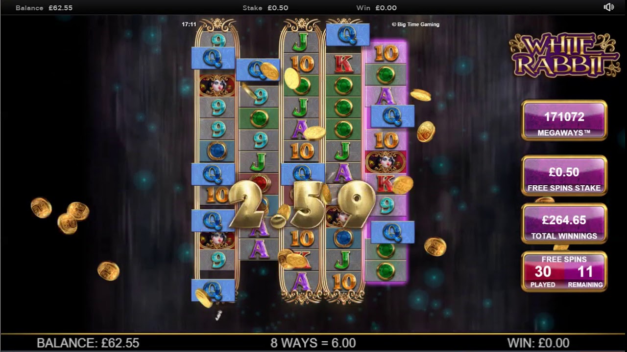Huge White Rabbit Slot Win £50 Bonus Buy MAX WAYS!! - YouTube
