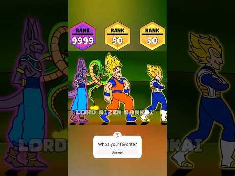Beerus Goku Vegeta
