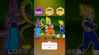 Beerus Goku Vegeta Rank Up screenshot 5