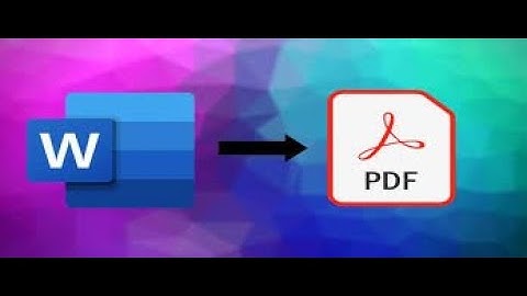 How word (2007) documents convert to pdf?