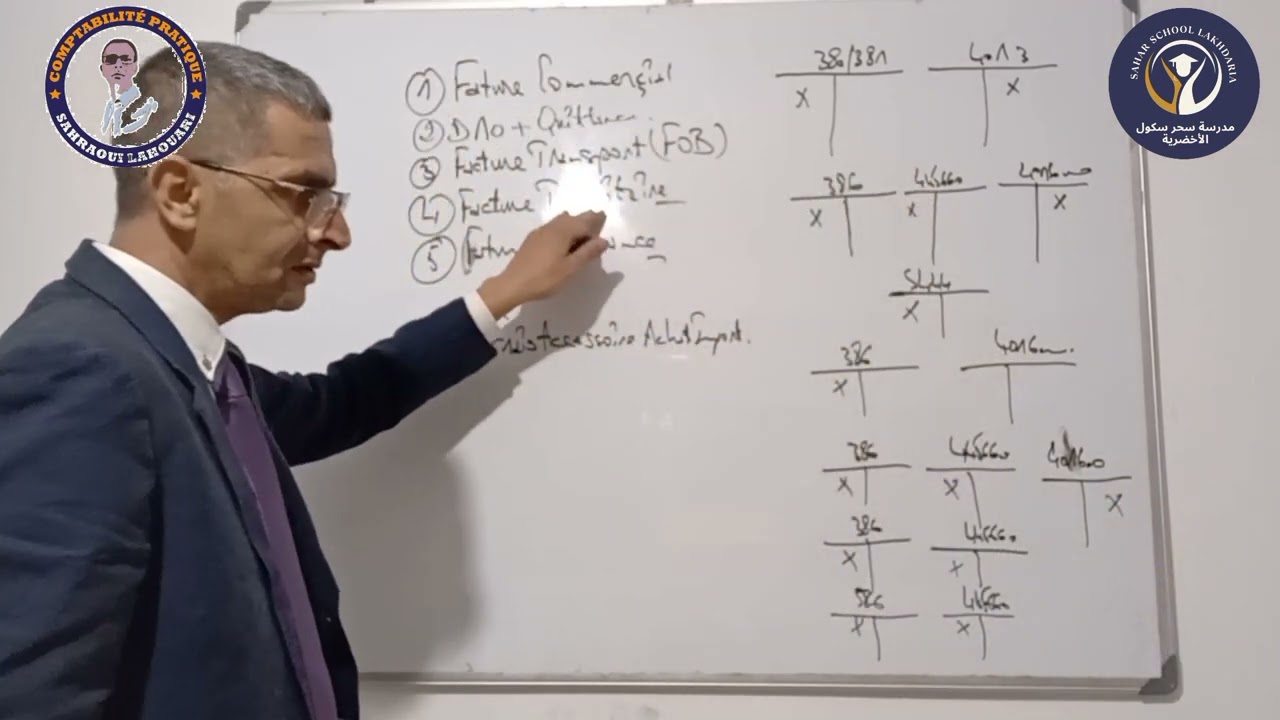 Technique de traitement comptable, fichier d'importation avec calcul du coût d'achat