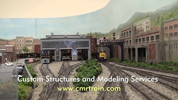 Custom Model Railroads East Coast Corridor Model Train Layout (Part 2)