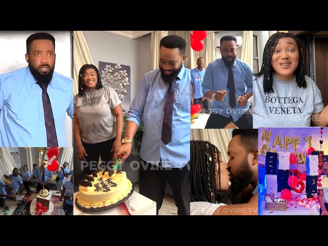 Frederick Leonard Birthday Surprise By His Wife Peggy Ovire (He Cried) #peggyovire #frederickleonard class=