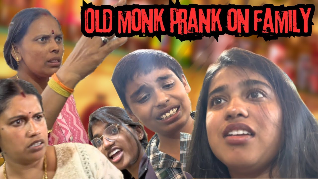 Coorg alli old monk 🍻prank on family 😱|| hemanth barabari acting 🤯|| Amma athe on fire 🔥 
