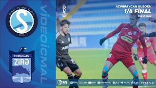 Azərbaycan Kuboku 2023/2024 1/4 final ilk oyun "Səbail" 1-2 "Zirə"
