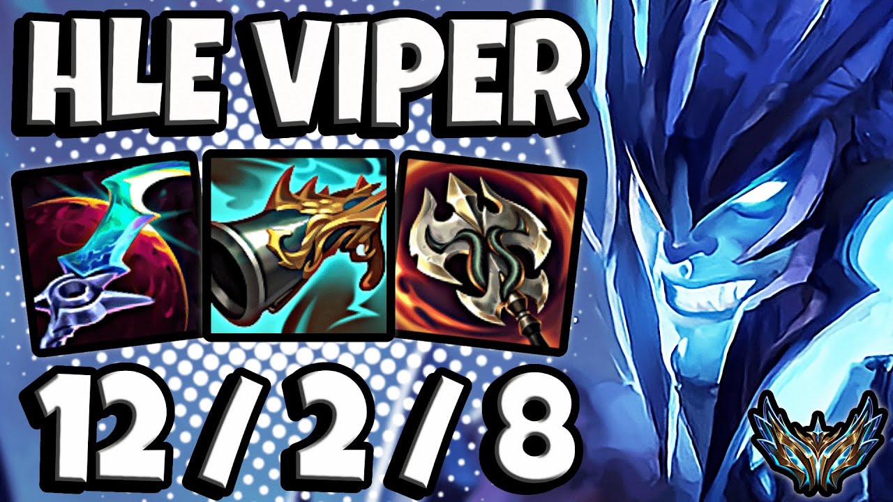 Draven vs Lucian ADC [ HLE Viper ] Patch 12.23 Korea Challenger ✅