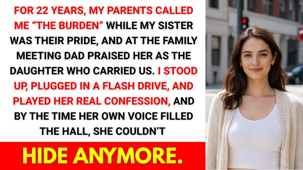 My Parents Called Me the Burden for 22 Years—Until My Sister’s Confession Played Out Loud