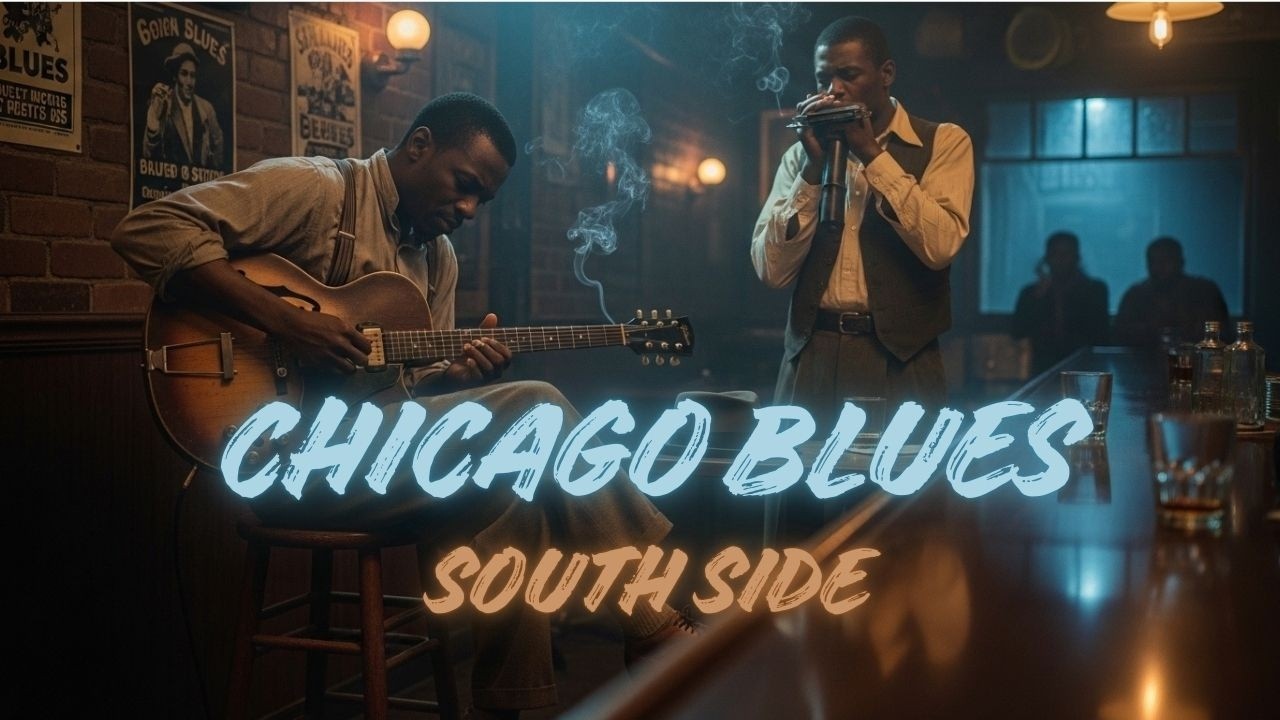 Authentic Chicago Blues | Vintage Slow Blues Guitar Session