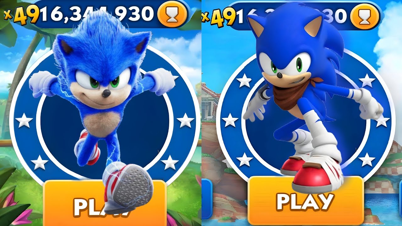 Sonic Dash - Sonic Dash VS Sonic Boom _ Movie Sonic vs All Bosses Zazz ...