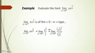Other Indeterminate forms of limits