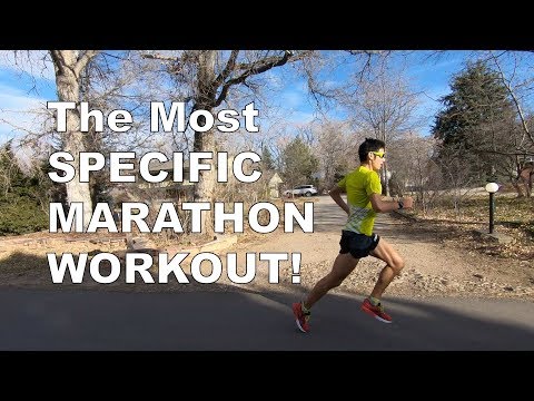 TRAINING FOR A SUB 2:19 MARTHON: SPECIFIC LONG RUN WORKOUT! | Sage Canaday