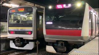 JR外房線誉田駅通勤快速切り離し作業。(12)