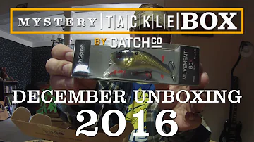 Mystery Tackle Box December 2016 Unboxing - This box rocks!