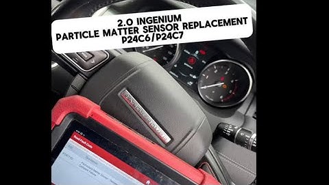 Range Rover Evoque 2.0 Ingenium 2018 - Particle Matter Sensor Replacement - P24C6/P24C7