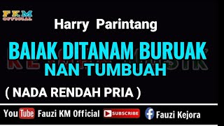 Harry Parintang - BAIAK DITANAM BURUAK NAN TUMBUAH [ Karaoke ] Nada Rendah Pria