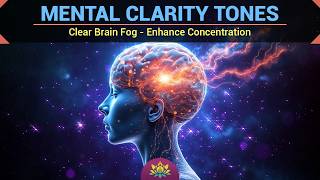 Mental Clarity Tones - Clear Brain Fog - Enhance Concentration - Restore Cognitive Flow - 40 Hz
