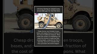 US Army’s New Anti-Drone Gun in Action | Deadly Counter Drone Weapon Test