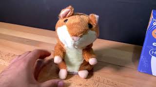HOMILY Talking Hamster, Repeats What You Say Plush Animal Toy Review, Cute as Can Be!