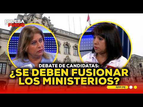 Candidatas debaten sobre fusión de ministerios, minería ilegal y reforma constitucional #PDFRPP