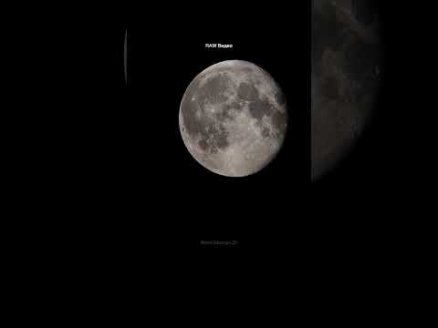 ✅ Луна в телескоп / The Moon through a Telescope #рекомендации #космос #телескоп #луна #shorts