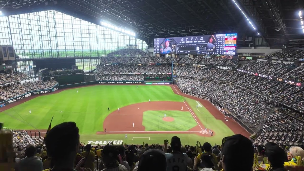 2025.6.3 阪神タイガース　1回の表　近本光司　5  応援歌　エスコンフィールド北海道